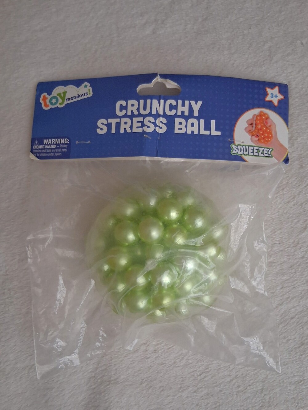 Crunchy Stress Ball By ToYmendous. Green